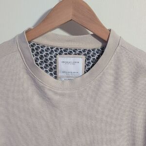 Denim & Flower Men's Light Beige Crewneck Sweater